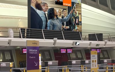Display LED Aeropuerto de Bilbao